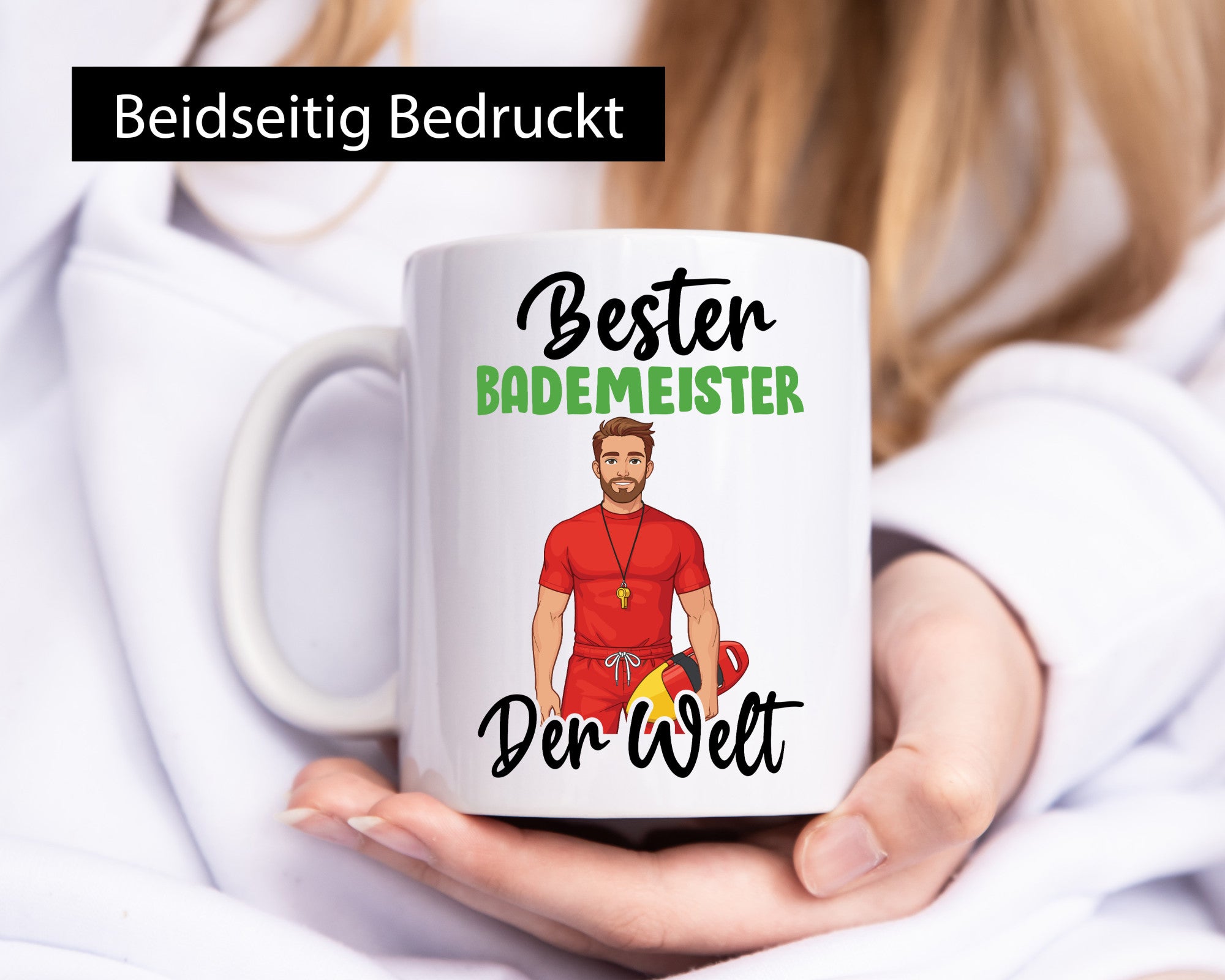 Beste Bademeister | Rettungsschwimmer lustig Humor Geschenkidee Geschenk Tasse