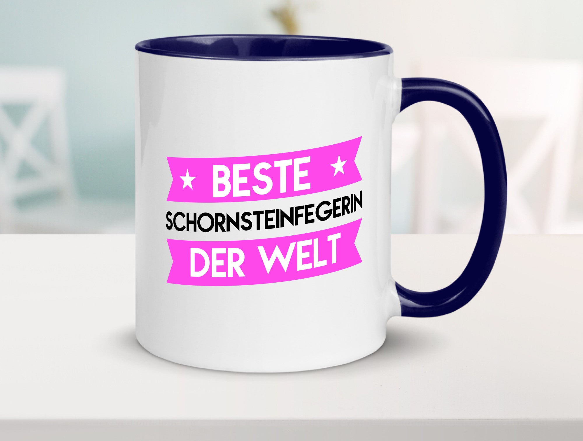 Beste Schornsteinfegerin | Kaminkehrer Handwerk lustig Humor Geschenkidee