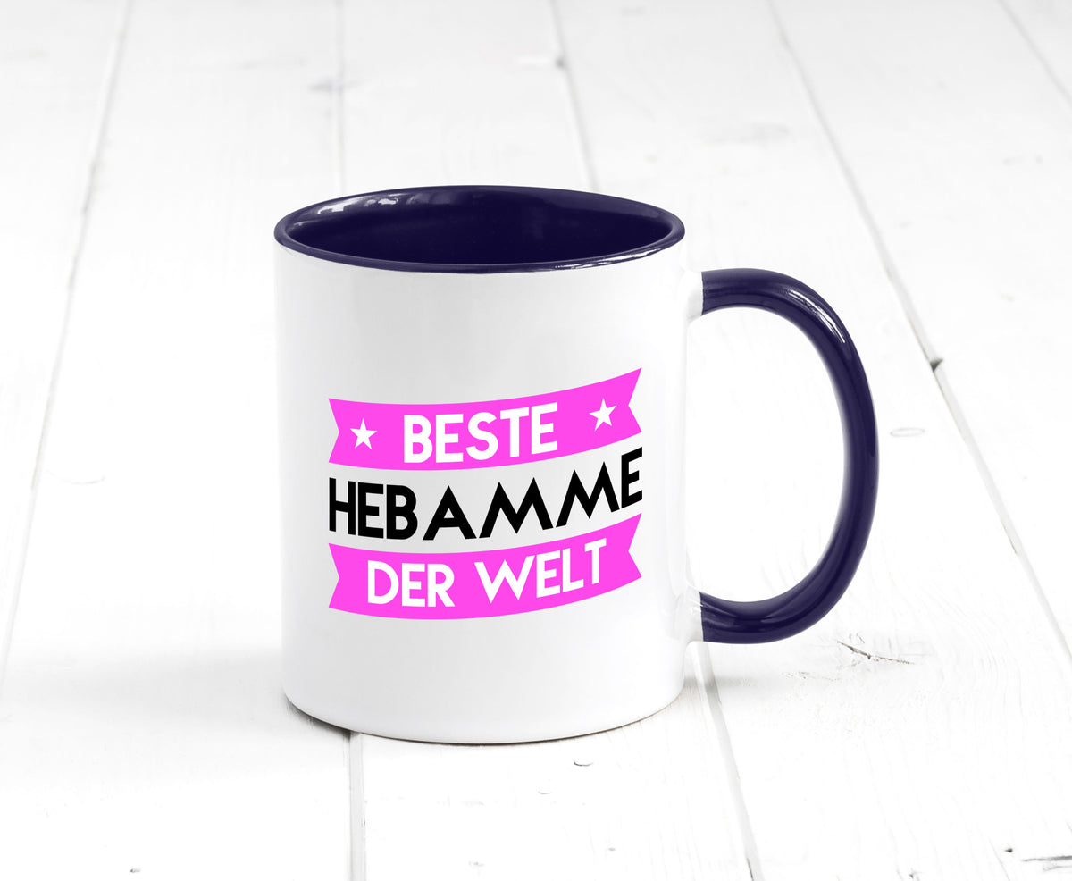 Beste Hebamme | Geburtshilfe lustiger Spruch Geschenk Humor Geschenkidee Tasse