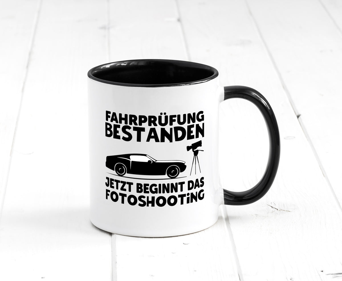 Fahrprüfung bestanden | Autofahren Führerschein Geschenk Humor Geschenkidee Tasse