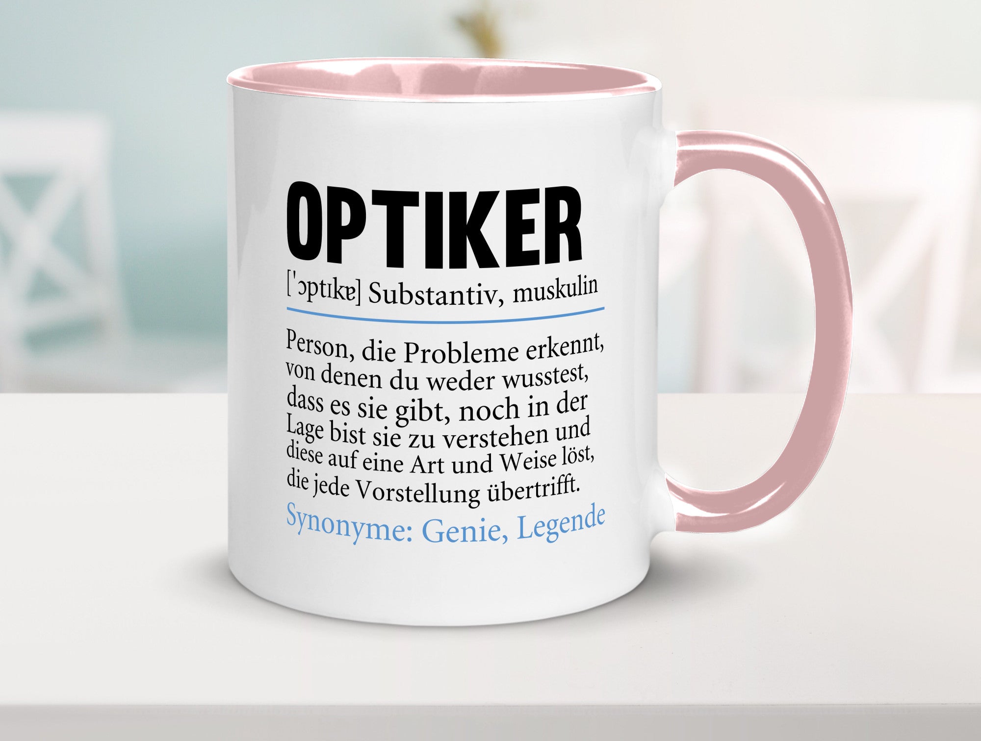 Optiker | Spruch Augenoptiker Beruf Humor v2 lustiger Geschenk Arbeit Kollegen