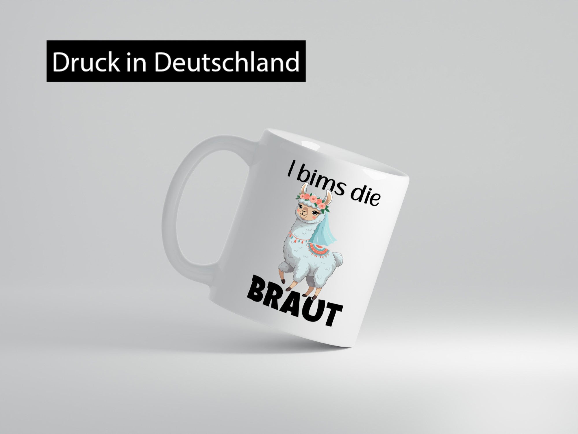 i Bums die Braut | Lama Alpaka JGA Party v2 lustig Humor Geschenkidee Geschenk