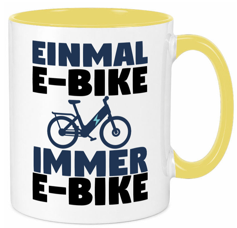 E-Bike Fahrer | Radfahrer Tasse Fahrrad Elektrorad lustiger Spruch Geschenk