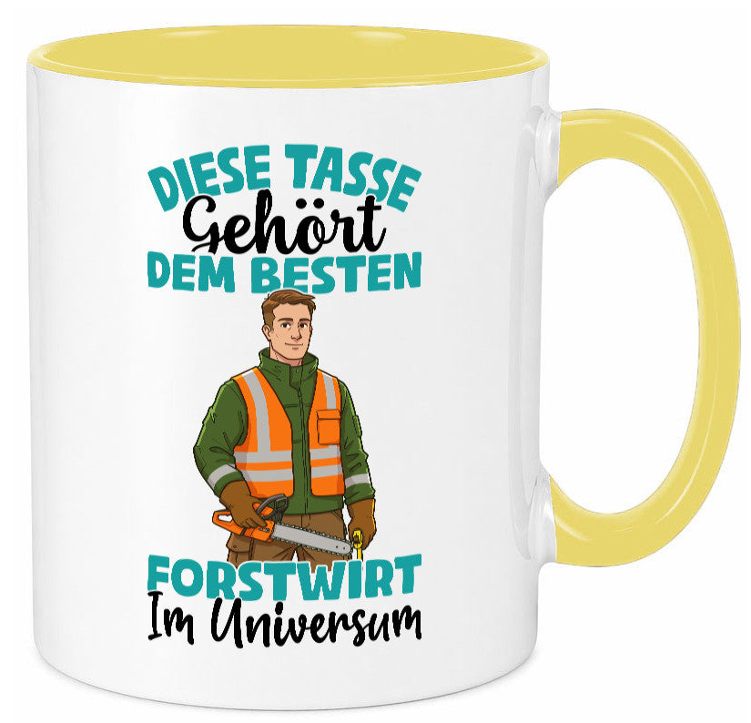 Im Universum: Forstwirt | Waldarbeiter lustig Arbeit Kollegen Büro Geschenk