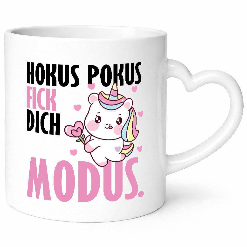 Hokus Pokus lustiger Spruch Geschenk Humor Geschenkidee Tasse