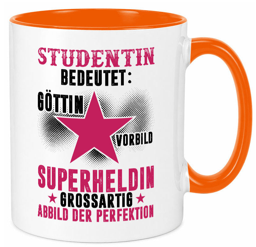 Bedeutung von Studentin | Uni Studium Universität Geschenkidee Humor Tasse