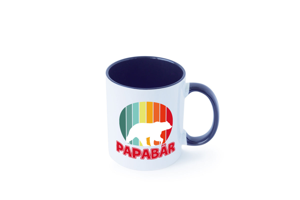 Papabär | Papa Tasse Vater Vatertag Bär lustiger Spruch Geschenk Familie