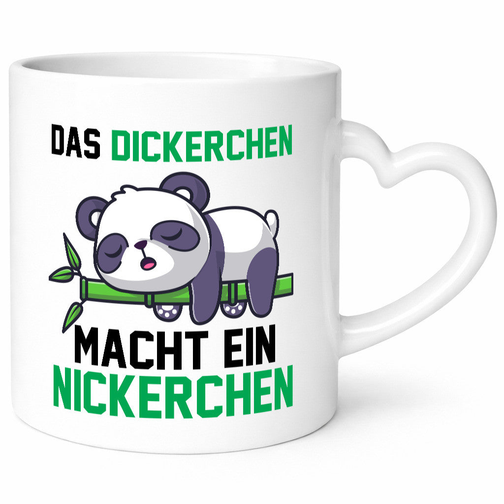 Das dickerchen macht ein Nickerchen | Panda lustiger Spruch Geschenk Humor
