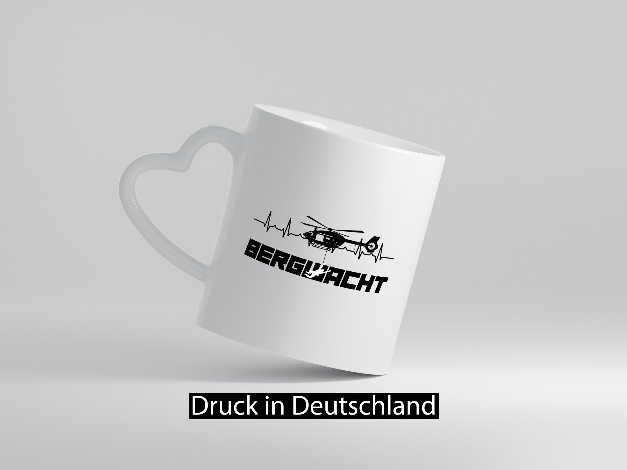 Bergwacht | Bergrettung Hubschrauber Rettung Alpen lustiger Spruch Geschenk