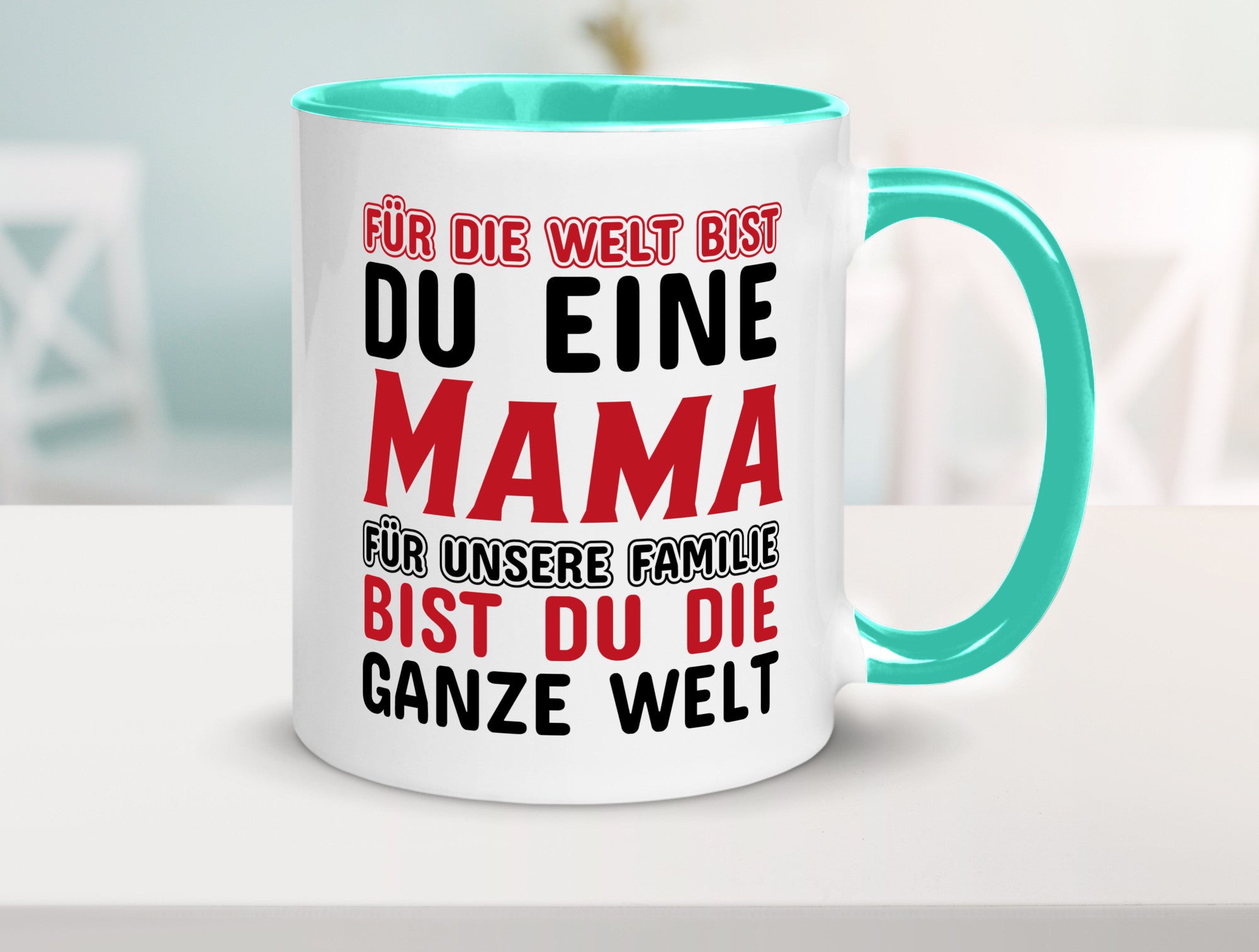 Beste mama der Welt lustiger Spruch Geschenk Familie Geschenkidee Tasse