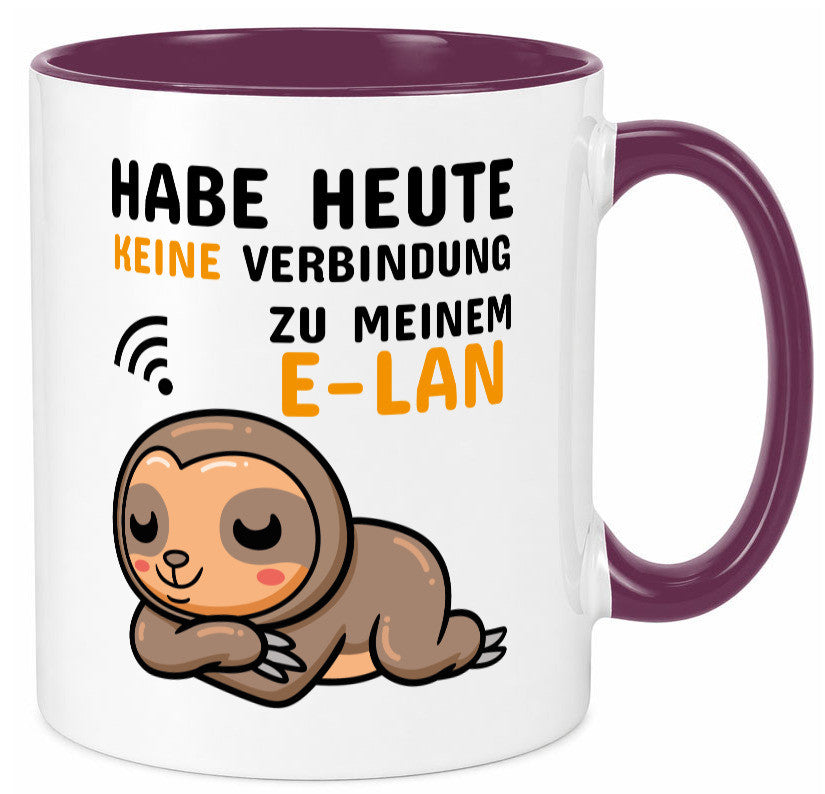 Keine Verbindung lustig Humor Geschenkidee Geschenk Tasse