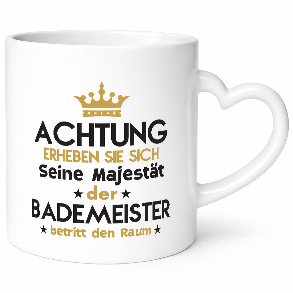 Seine Majestät Bademeister | Rettungsschwimmer lustig Humor Geschenkidee