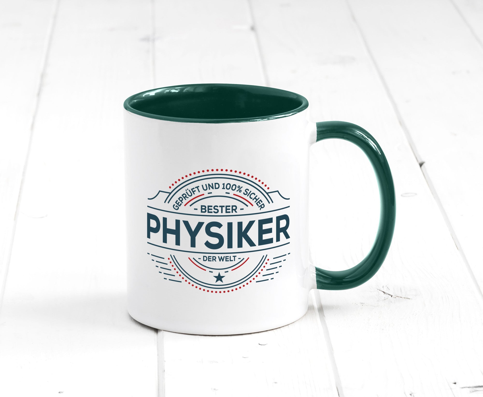 Geprüft und sicher: Physiker | Physik lustiger Spruch Geschenk Humor