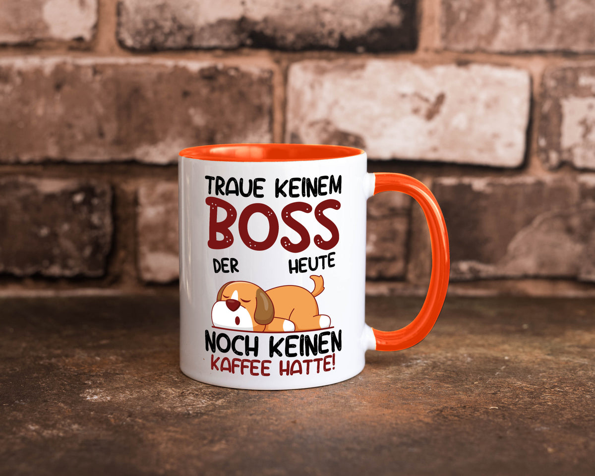 Traue keinem Boss | Führungskraft Vorgesetzter Geschenkidee Humor Tasse