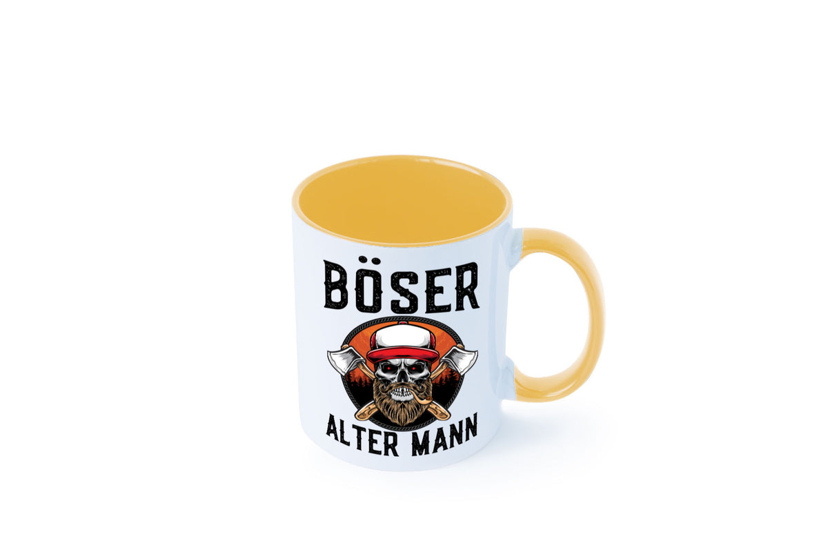 Böser alter Mann Humor Geschenkidee Tasse