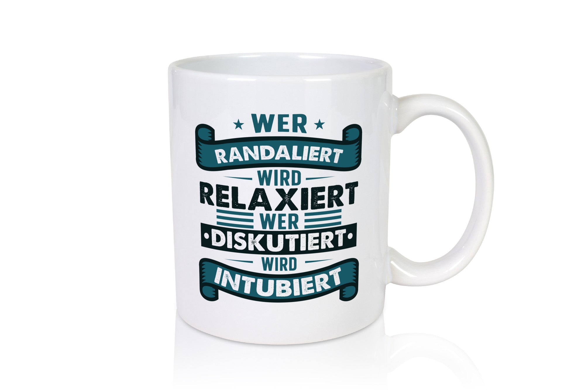 Randalierend, diskutierend, intubierend | Sterne Humor Tierliebhaber Geschenkidee