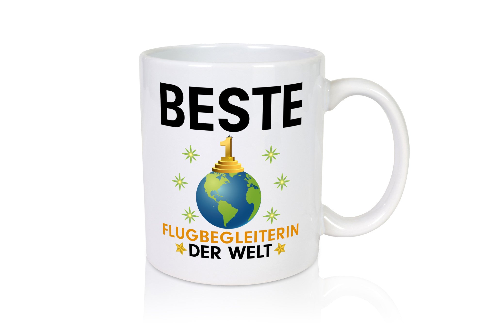 Welt Beste Flugbegleiterin | Stewardess Flughafen lustig Humor Geschenkidee
