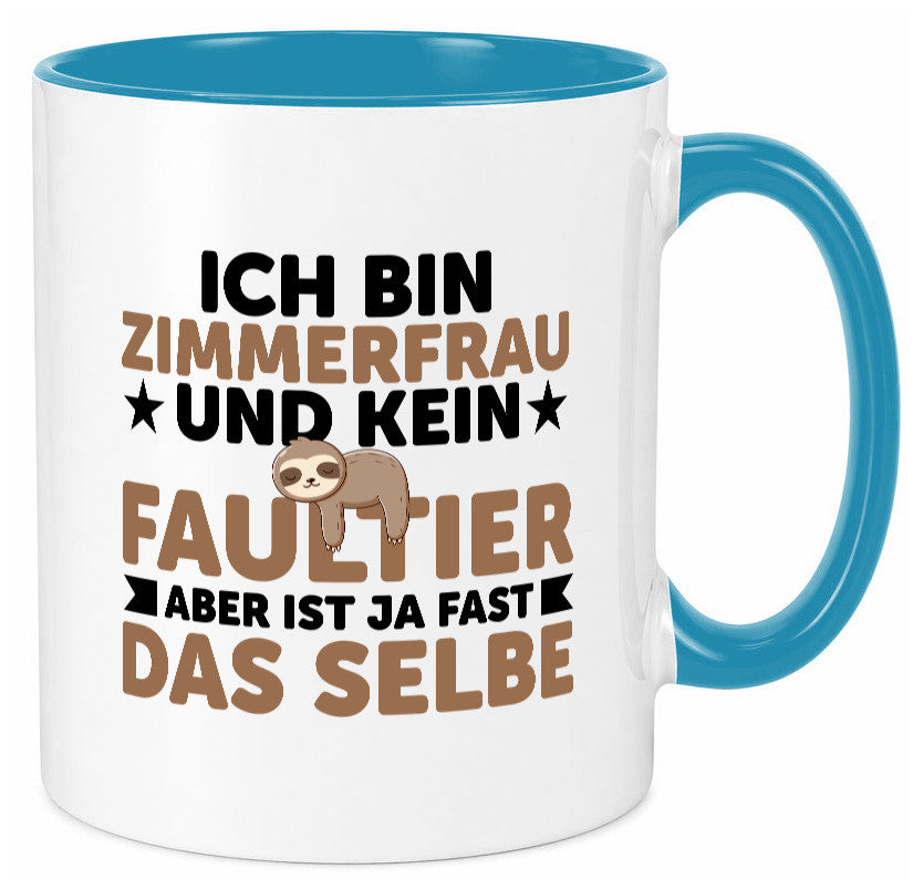 Ich bin kein Faultier: Zimmerfrau| Holzbau | Handwerkerin v2 Geschenk