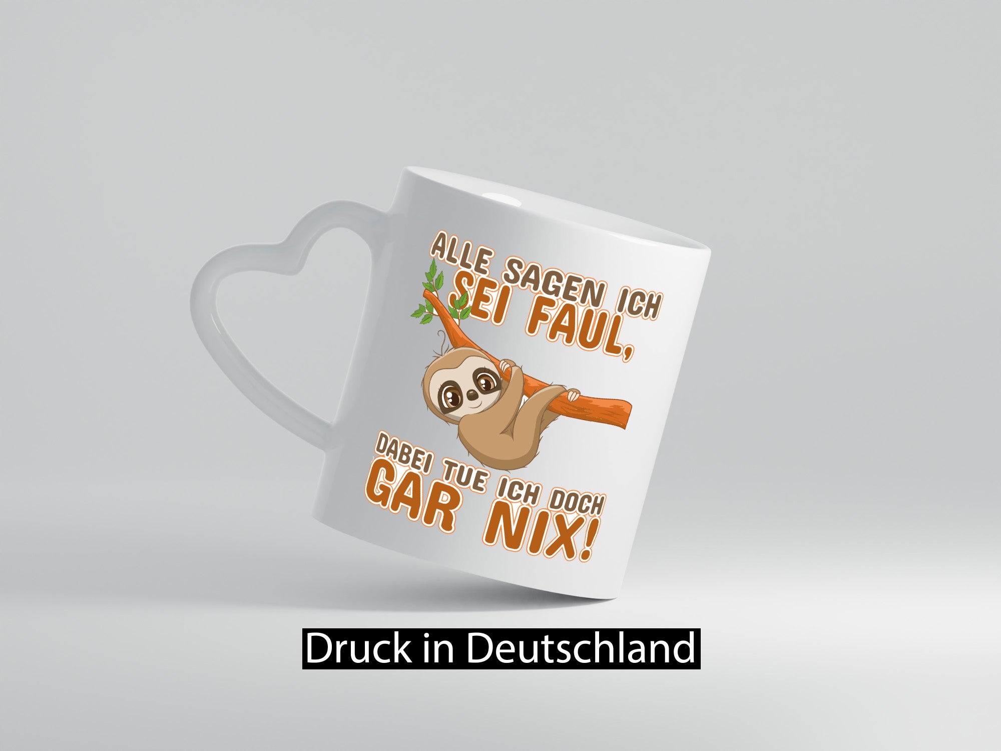 Alle sagen ich sei faul Geschenk Humor Geschenkidee lustiger Spruch Tasse