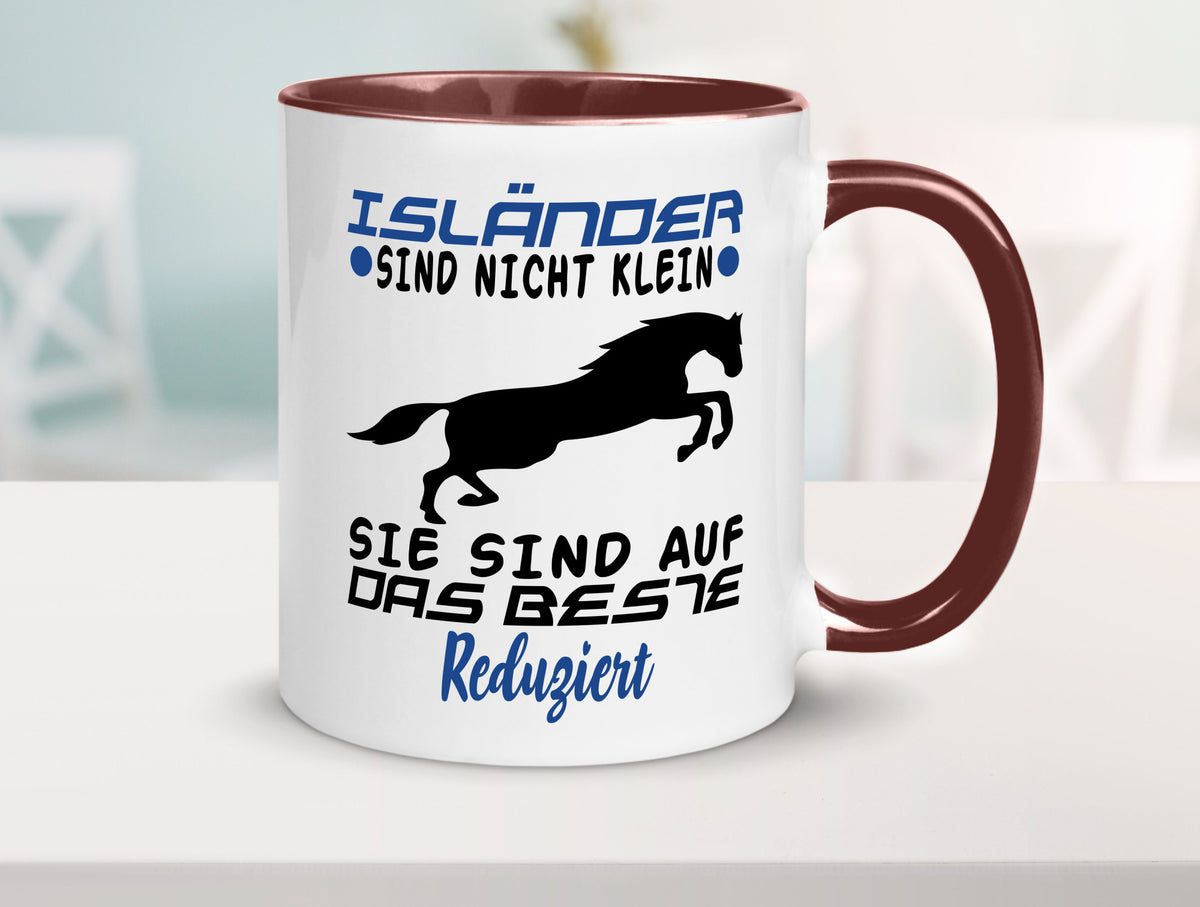Isländer sind nicht klein | Auf das beste reduziert Geschenk Humor Geschenkidee Tasse