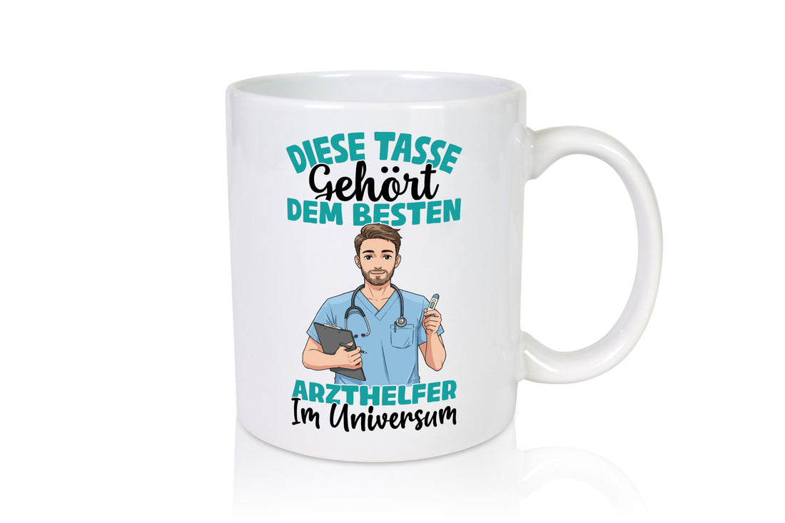 Im Universum: Arzthelfer | Fachangestellter Medizin Humor Geschenkidee Tasse
