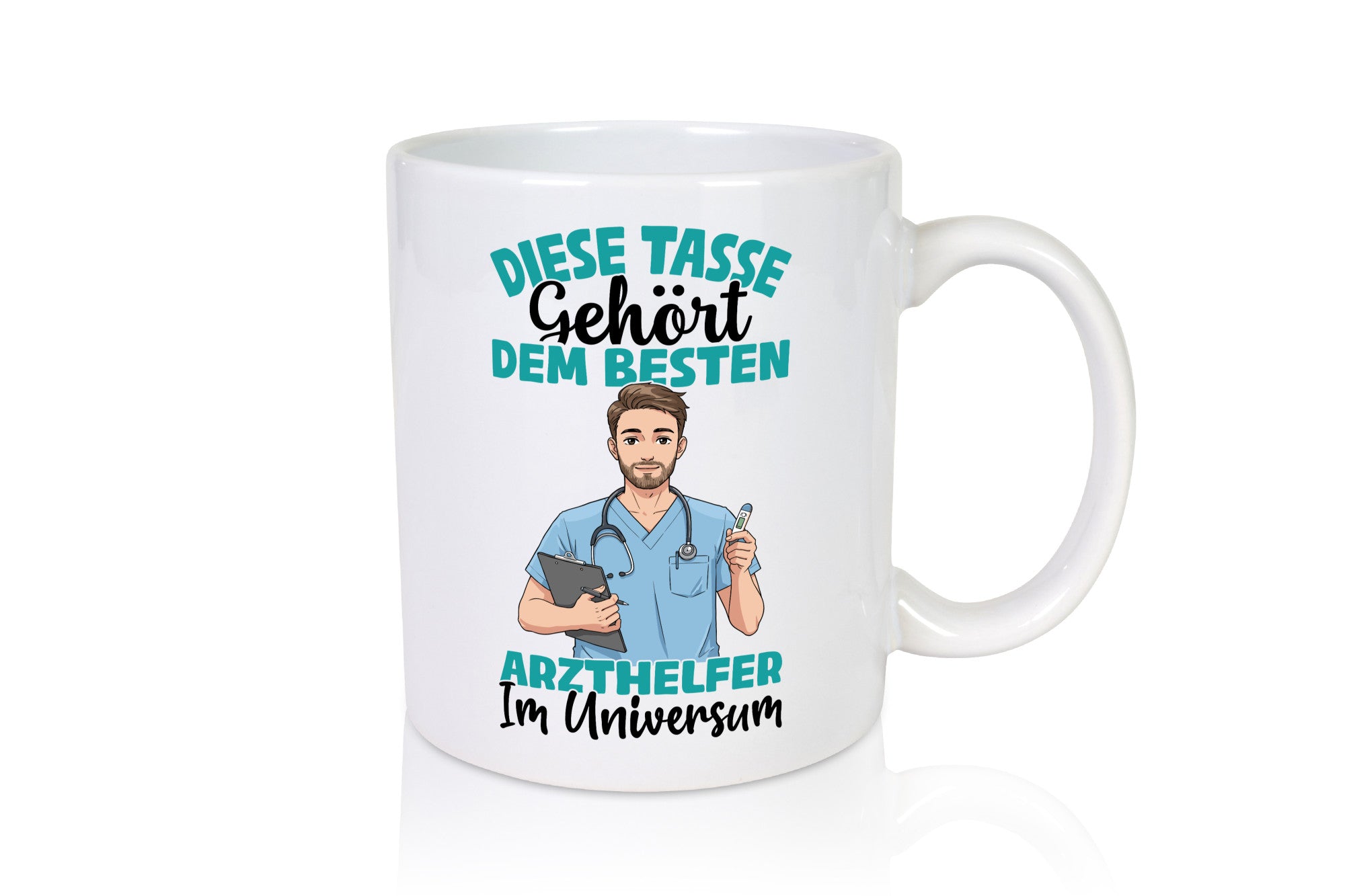Im Universum: Arzthelfer | Fachangestellter Medizin Humor Geschenkidee Tasse