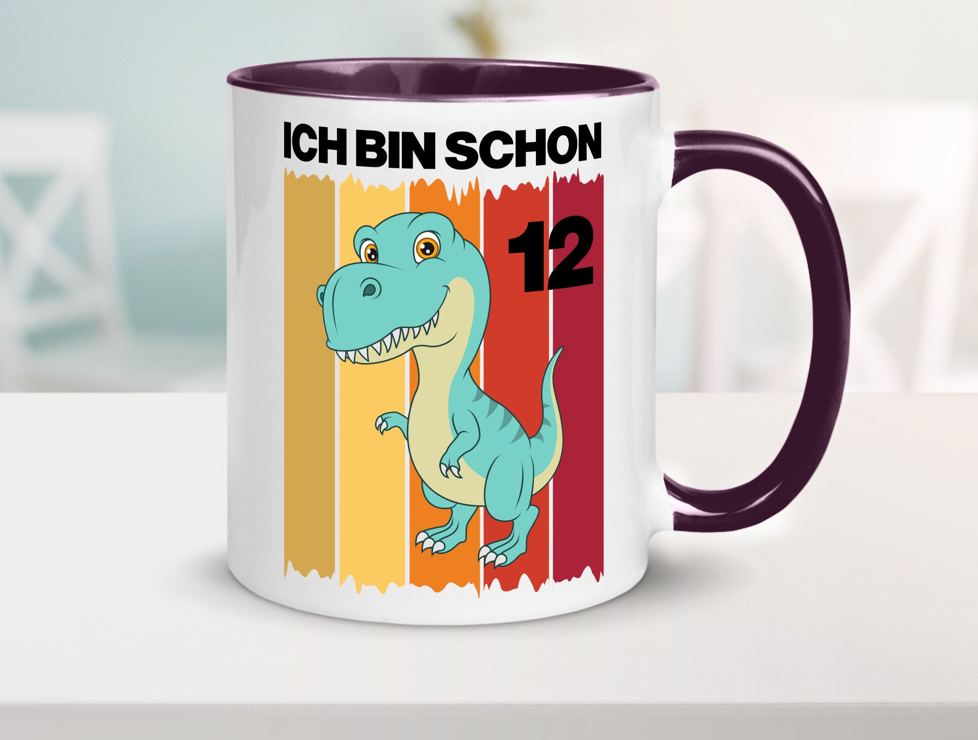 12. Geburtstag | 12 Jahre Dinosaurier lustiger Spruch Geschenk Geschenkidee