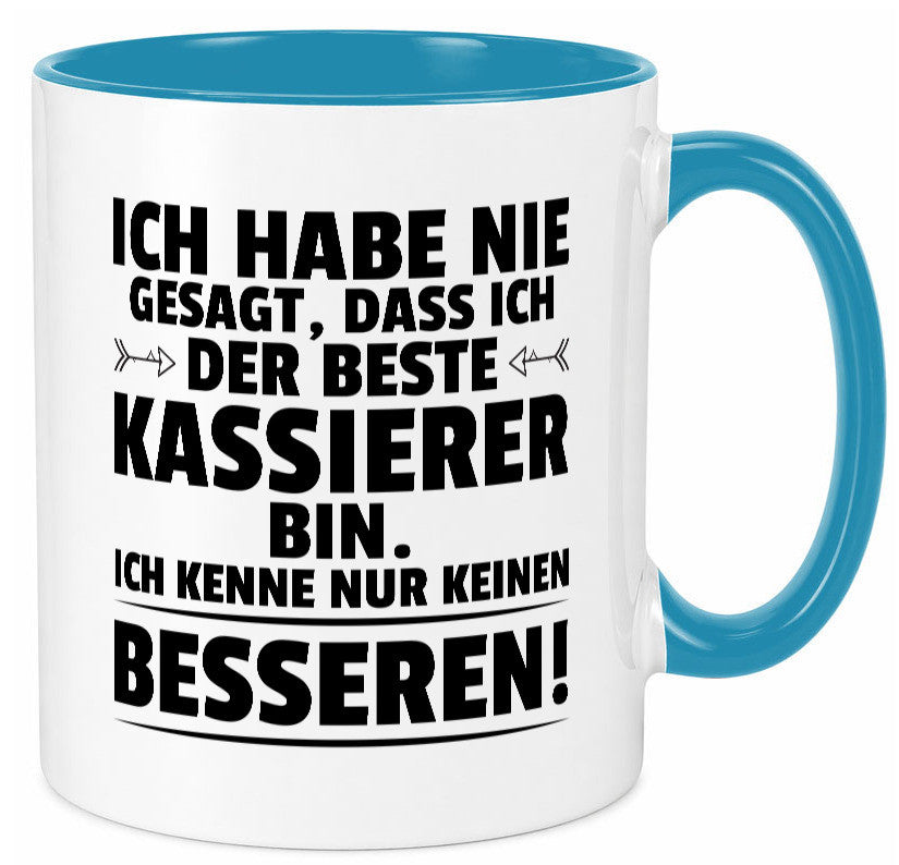Der Beste Kassierer Geschenk Humor Geschenkidee lustiger Spruch Tasse
