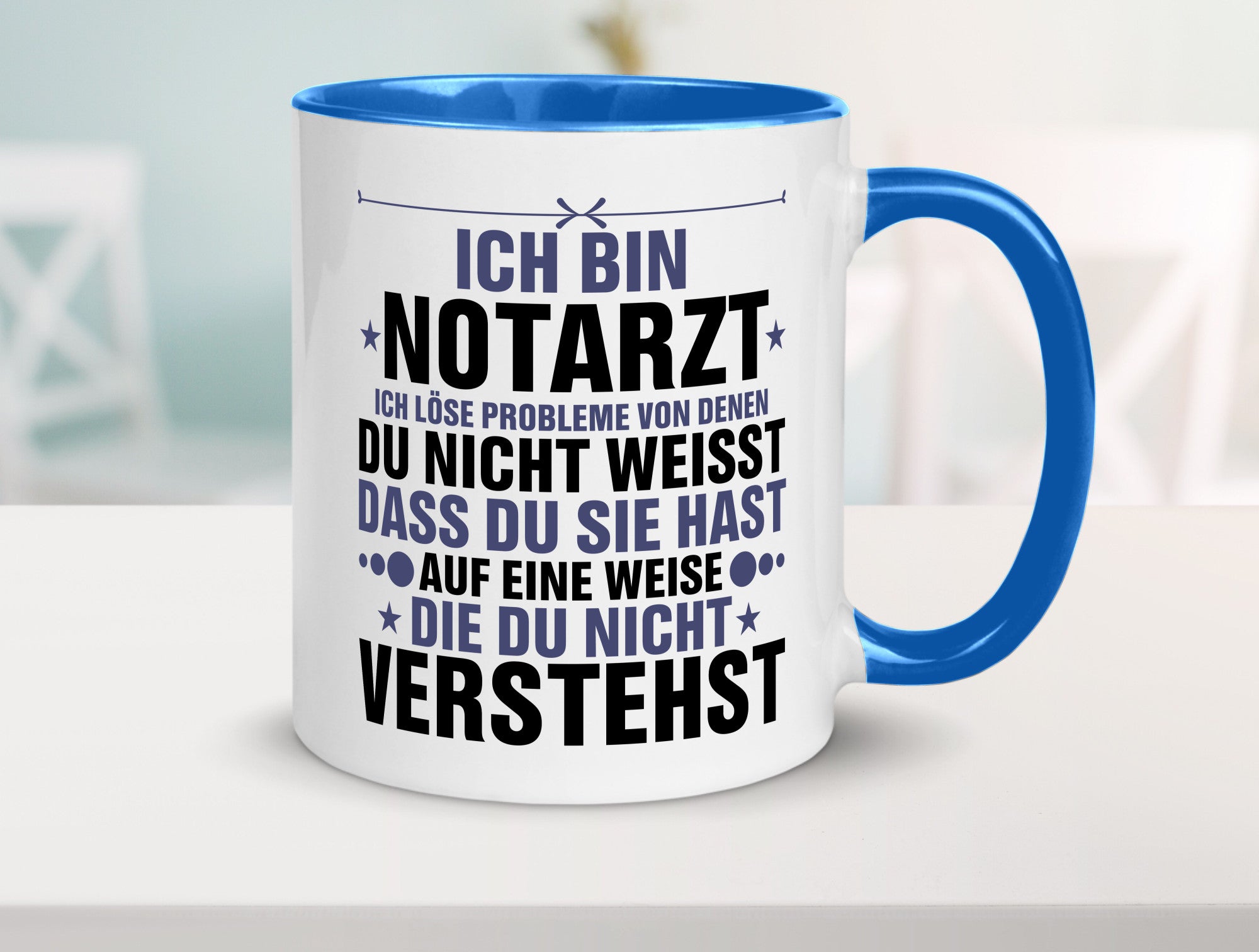 Löse Probleme: Notarzt | Arzt v2 Geschenkidee Humor Tasse