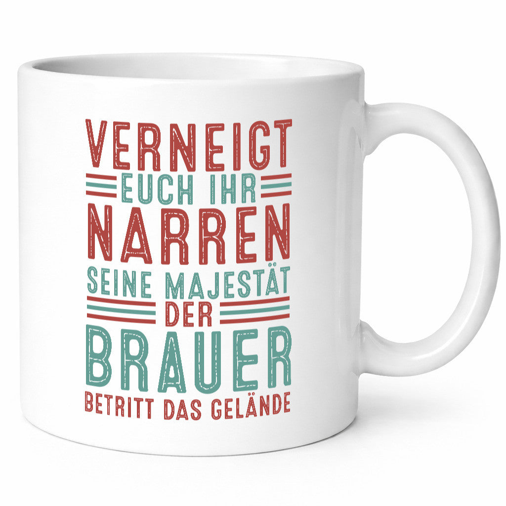 Verneigt euch: Brauer | Bier Brauerei lustiger Spruch Geschenk Humor