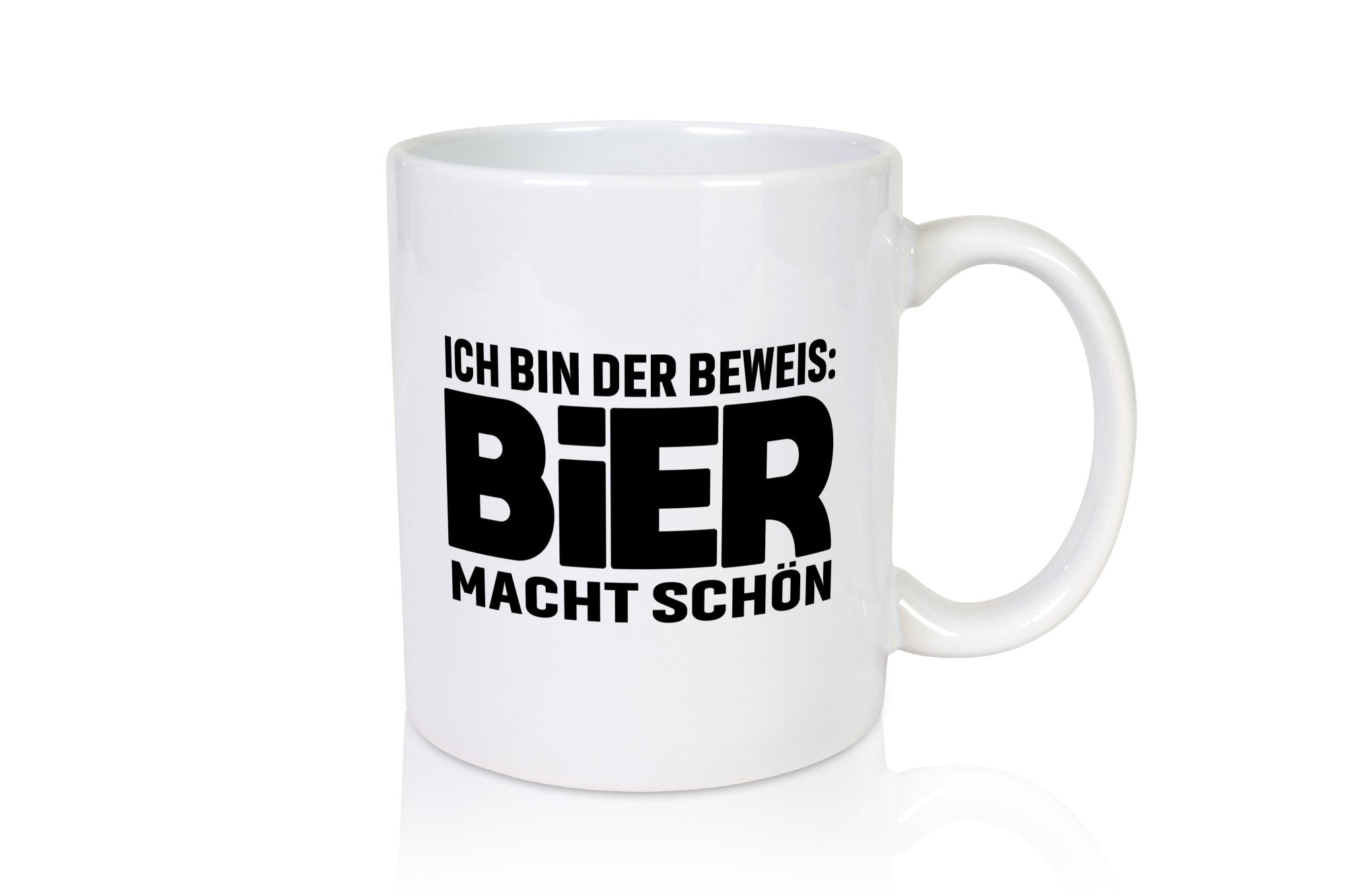 Ich bin der beweis Bier macht schön | Bierliebhaber Geschenk Humor Geschenkidee