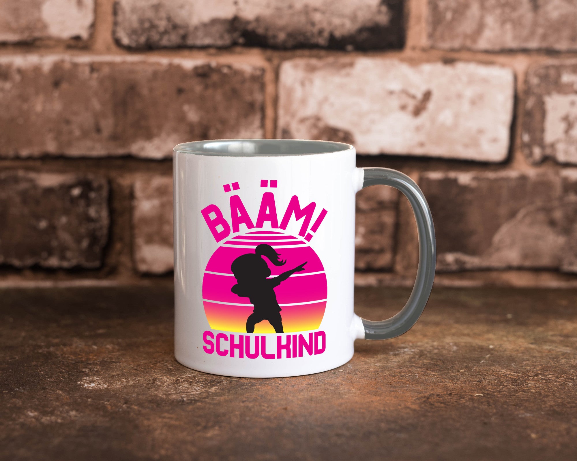 Bääm Schulkind | Einschuldung Schulanfang Geschenkidee Humor Tasse