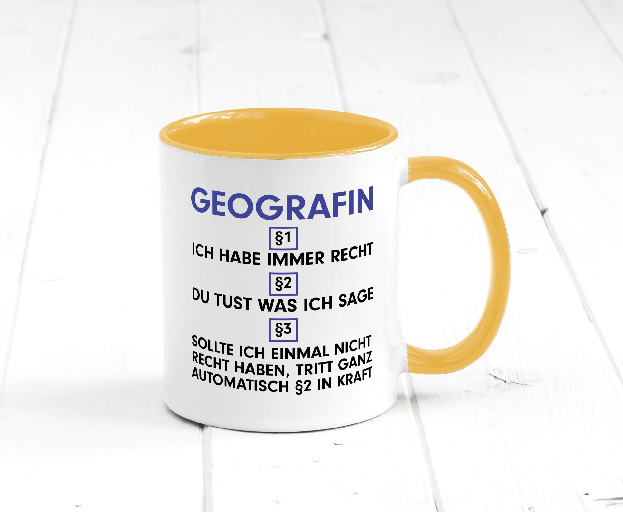 Ich habe immer Recht Geografin | Geografie v2 lustiger Spruch Geschenk Humor