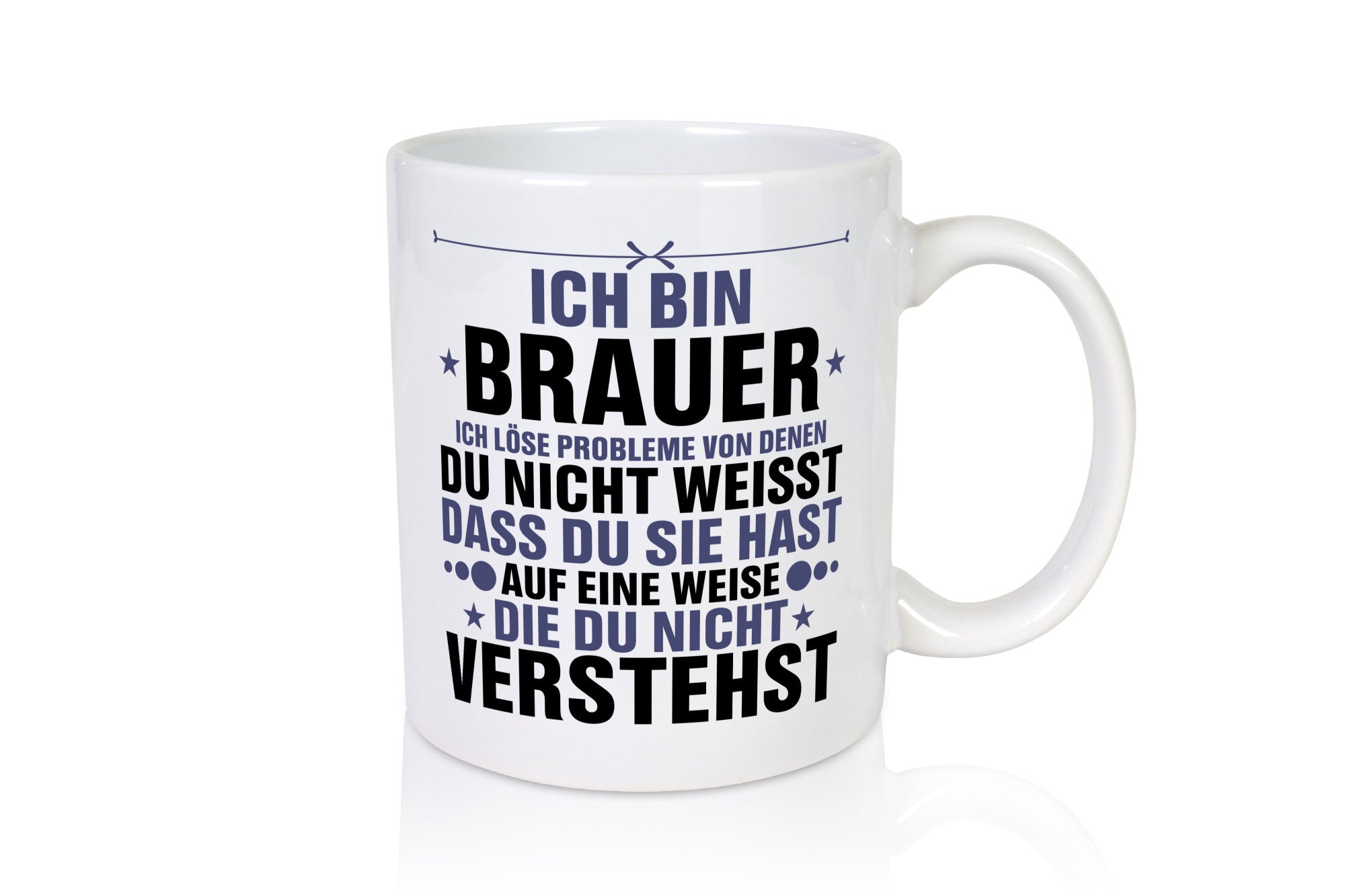 Löse Probleme: Brauer | Bier Brauerei Humor Geschenkidee Tasse