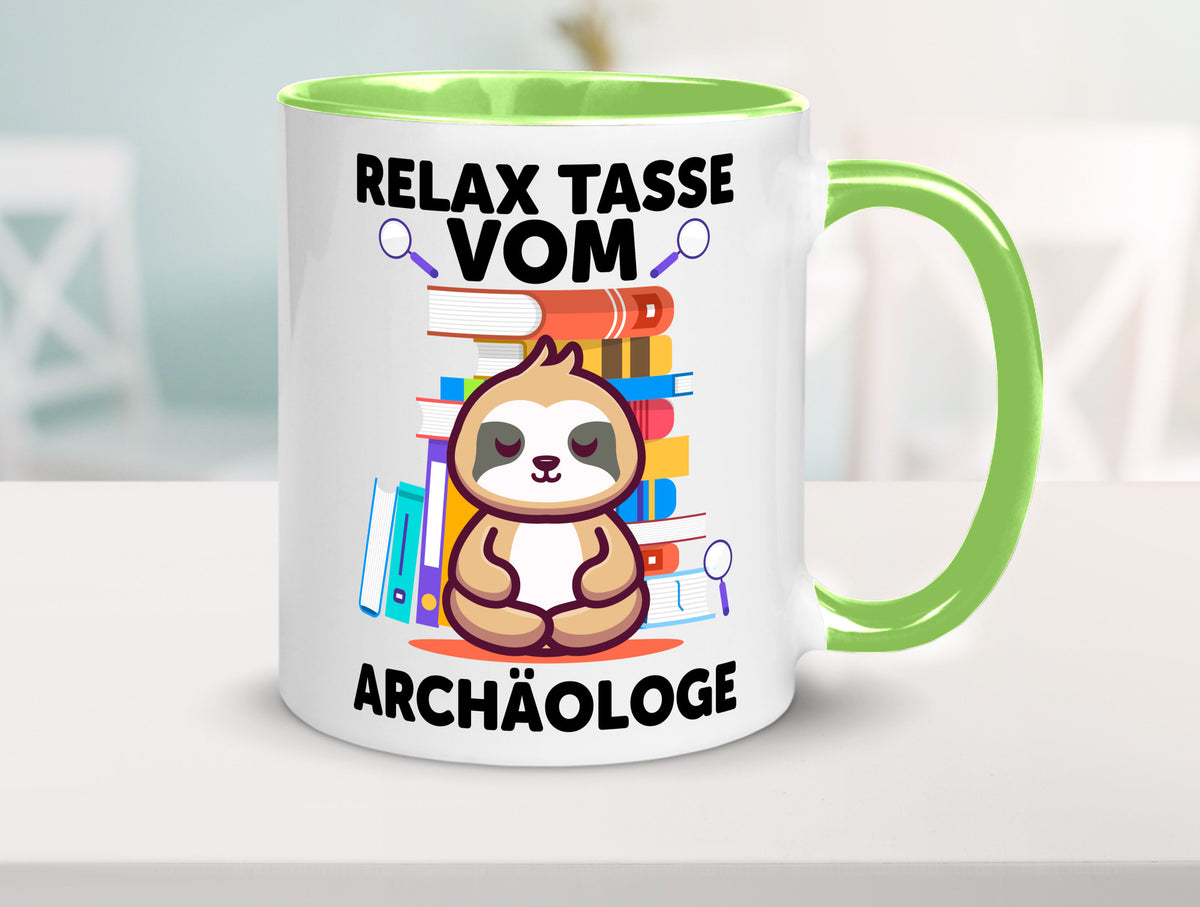 Relax Tasse: Archäologe | Archäologie Forscher lustig Humor Geschenkidee
