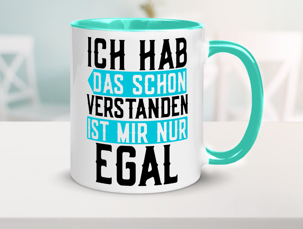Ist mir egal | Protest Teenager Humor Spruch Büro lustig Arbeit Kollegen Tasse