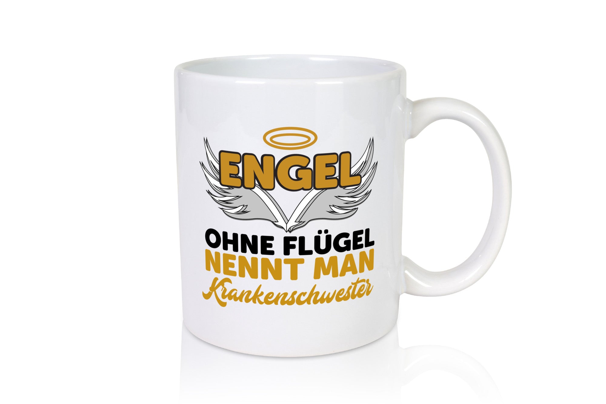 Engel ohne Flügel | Krankenschwester Tasse Pflegerin Geschenkidee Humor