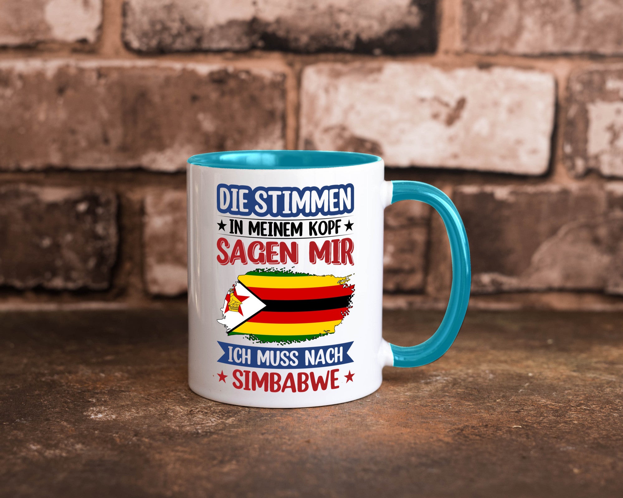 Simbabwe | Urlaub Stimmen in meinem Kopf Traumland v2 Geschenk Humor