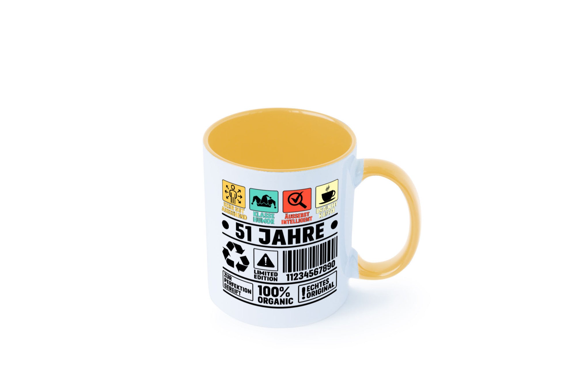 51. Geburtstag | 51 Jahre Humor Limited Edition Geschenkidee Tasse