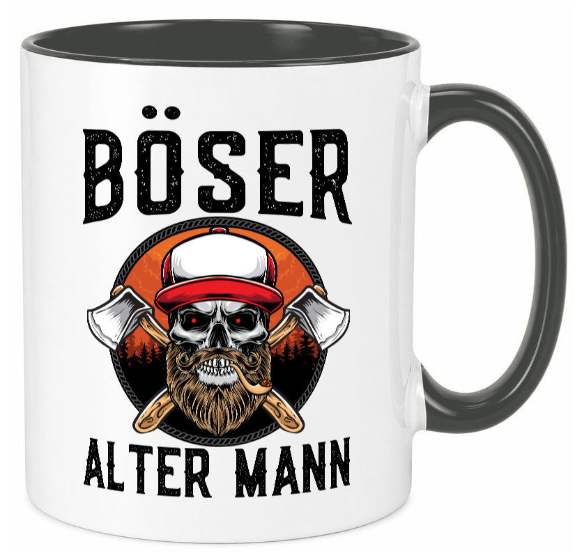 Böser alter Mann Humor Geschenkidee Tasse