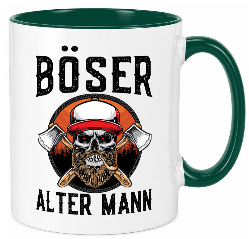 Böser alter Mann Humor Geschenkidee Tasse