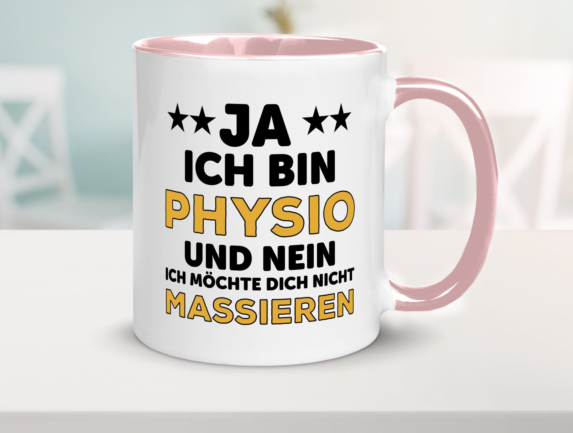 Ich bin Physio | lustige Spruch Tasse Physiotherapeut Geschenkidee Humor