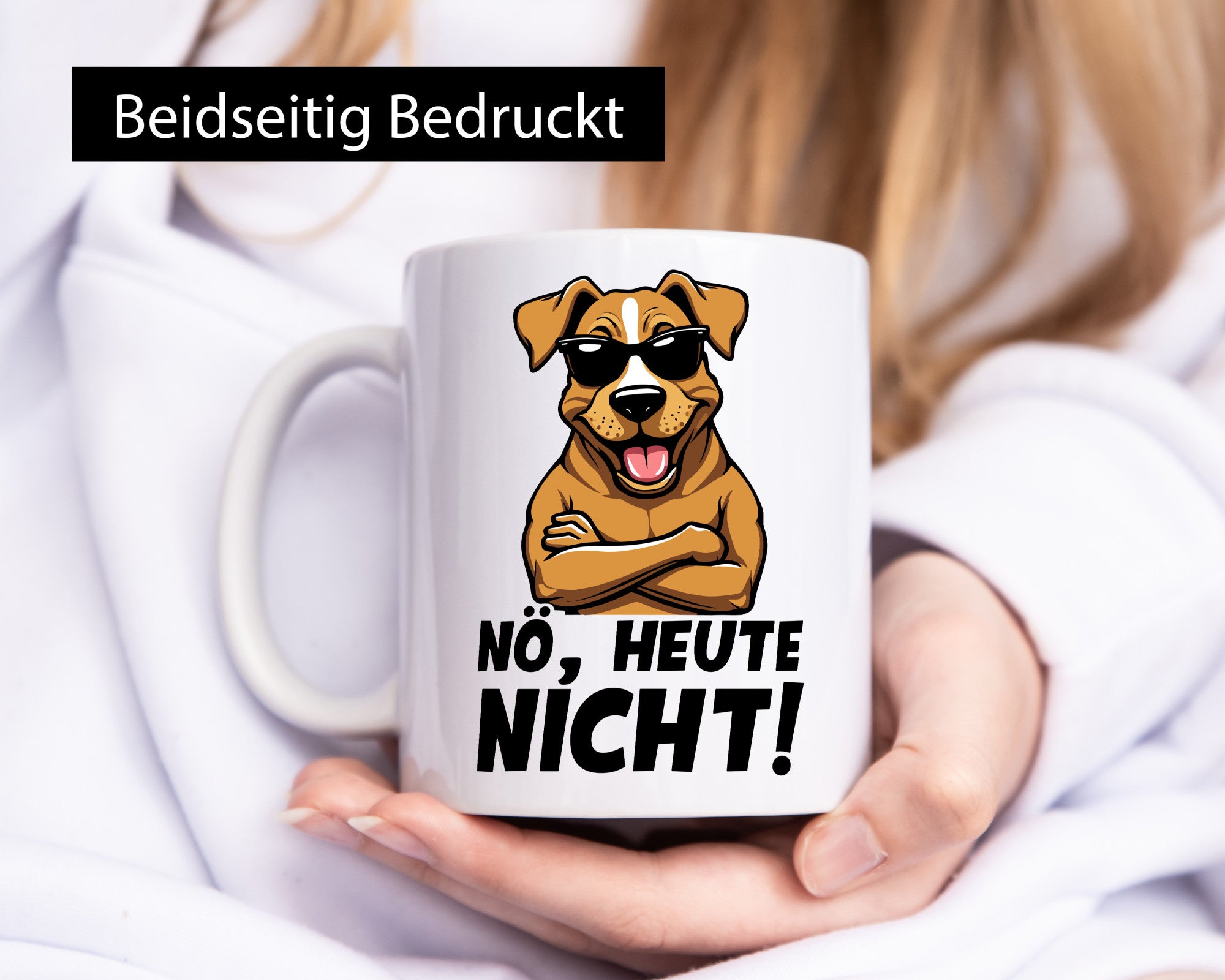 Nö Heute nicht | Hund Sturer Podenco Geschenk Tierliebhaber Humor lustiger