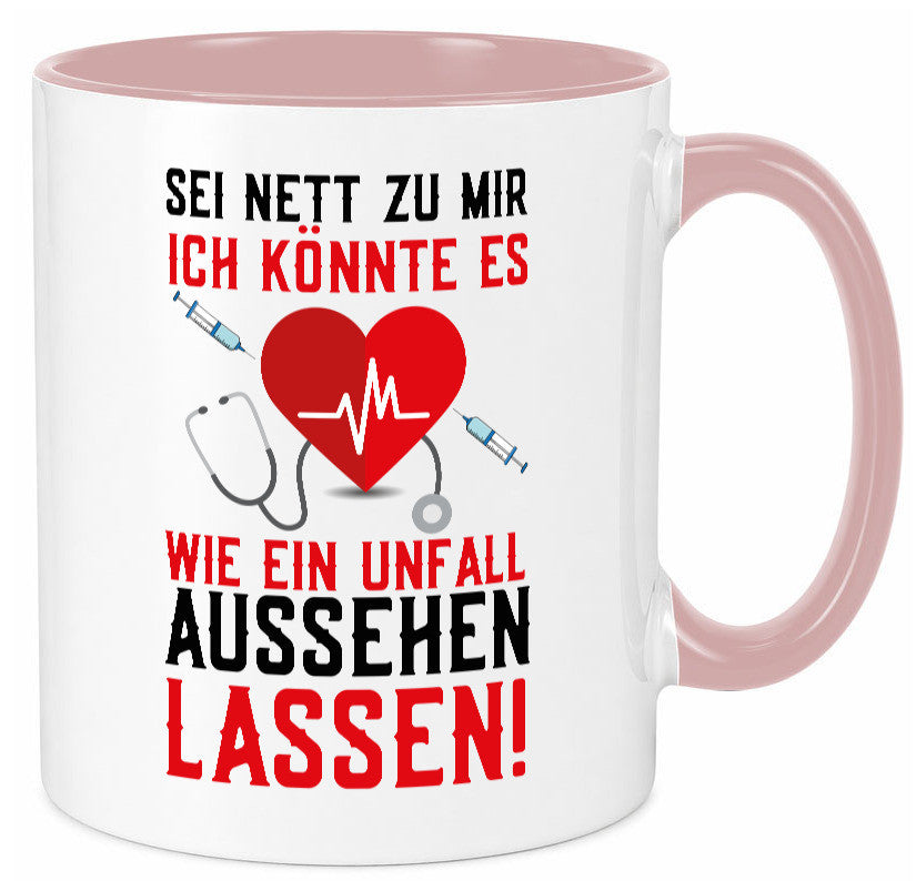 Sei nett zu mir | Krankenschwester Arzt Klinik Spritze v2 lustig Humor