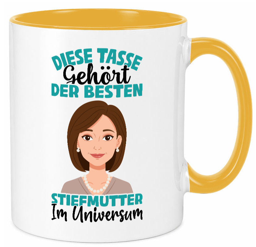 Im Universum: Stiefmutter | Stieftochter Beste Geschenk Familie Geschenkidee Tasse