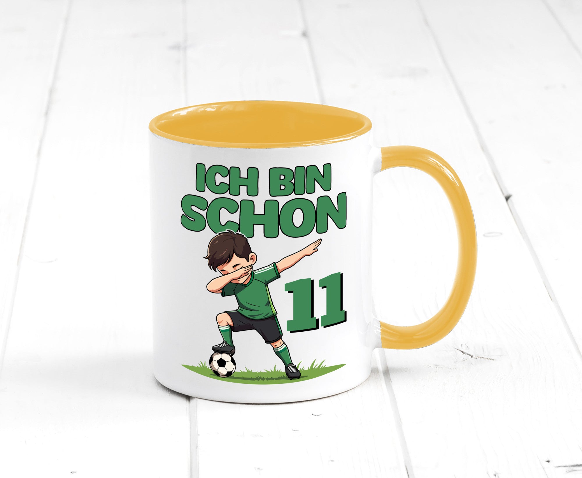 11. Geburtstag | 11 Jahre Fußballer Geschenkidee Humor Tasse
