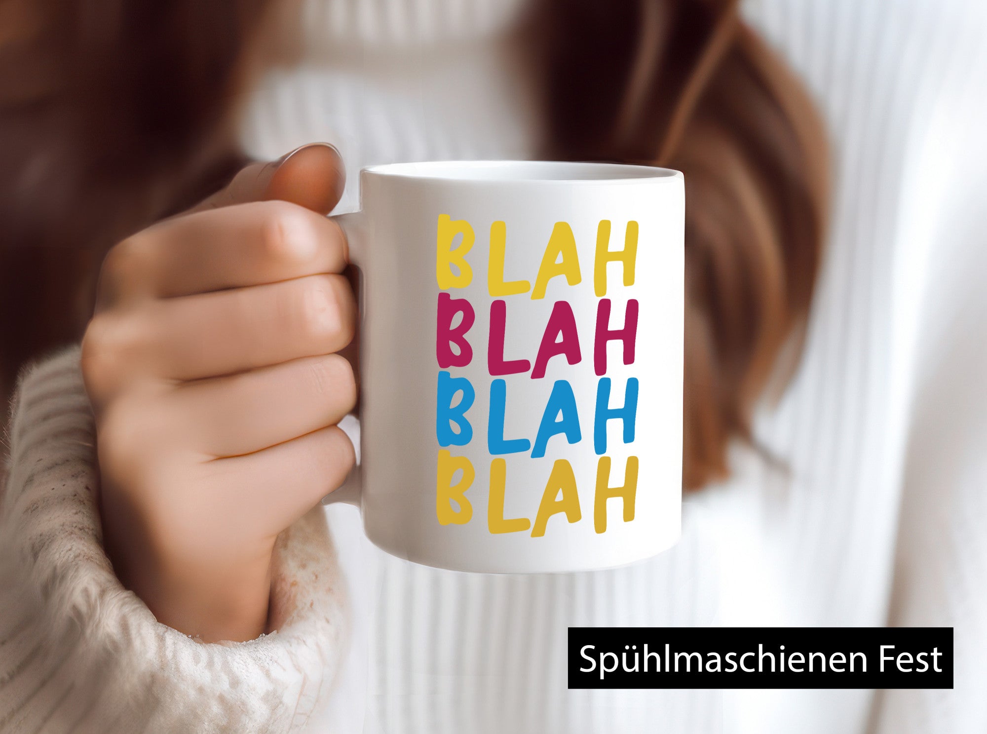Blah | Bla Labern Lasse reden Spruch Humor Geschenkidee Tasse