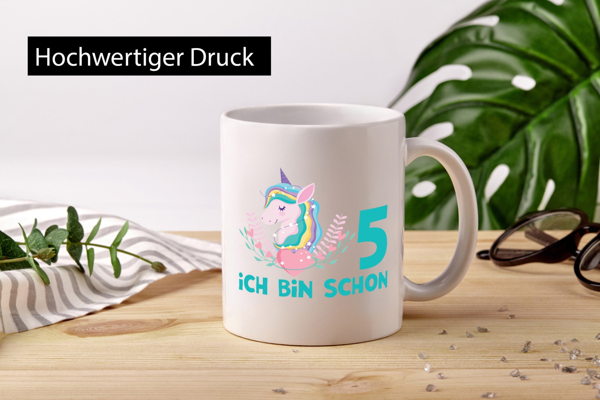 Ich bin schon 5 | 5. Geburtstag Jährige Einhorn Geschenk Geschenkidee lustiger
