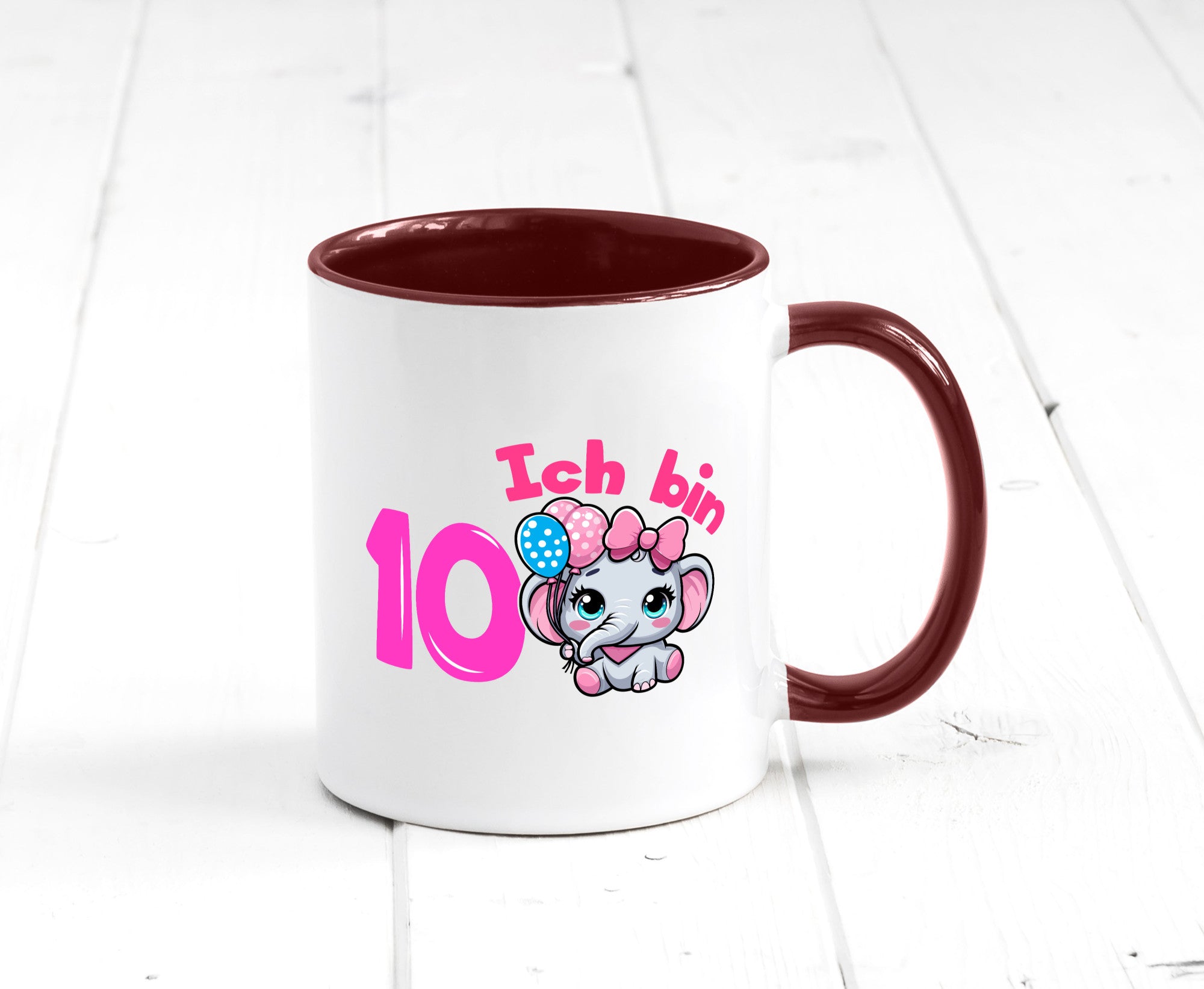 10. Geburtstag | 10 Jahre Elefant Mädchen Geschenk Geschenkidee lustiger Spruch