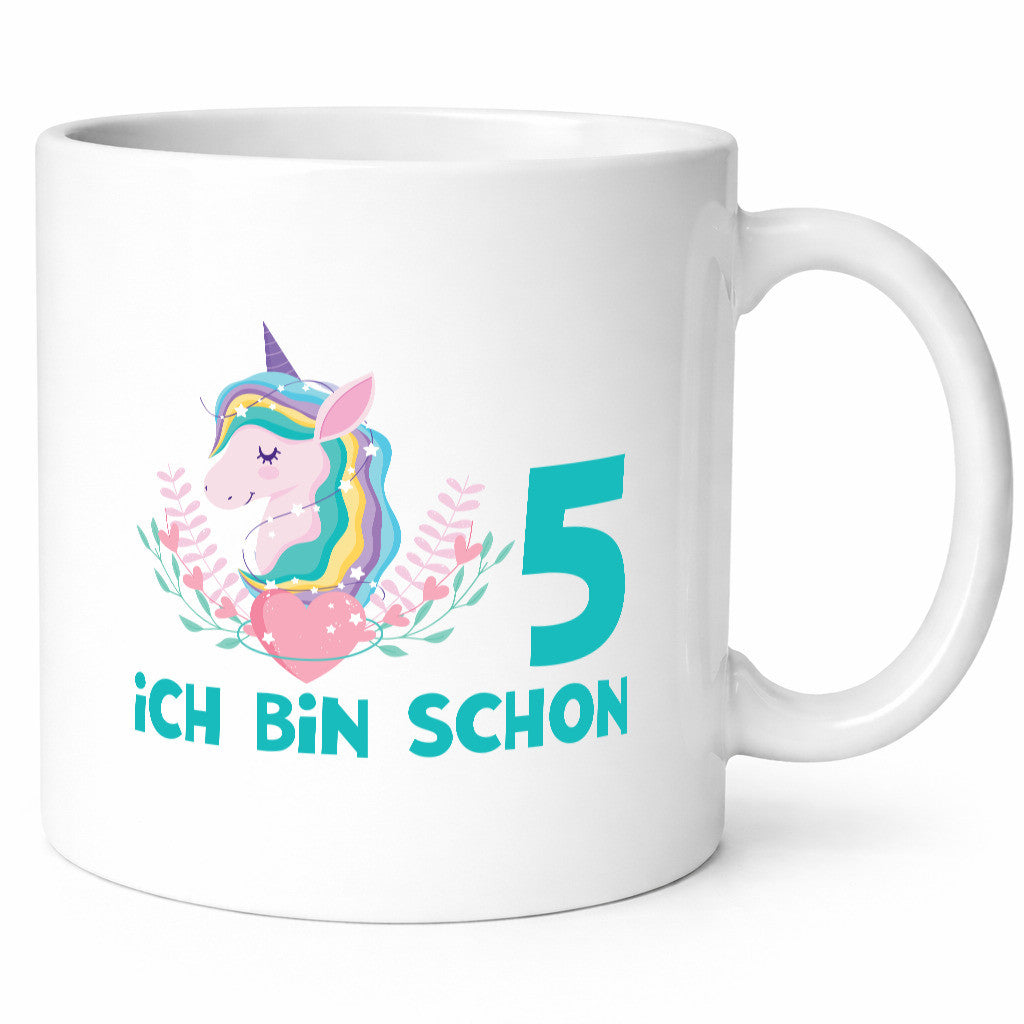 Ich bin schon 5 | 5. Geburtstag Jährige Einhorn Geschenk Geschenkidee lustiger